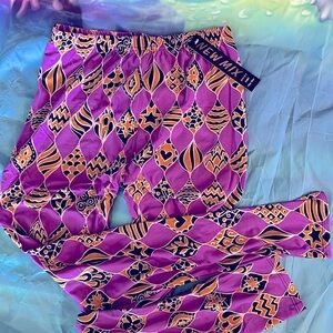 Plus Size Holiday Leggings, Purple